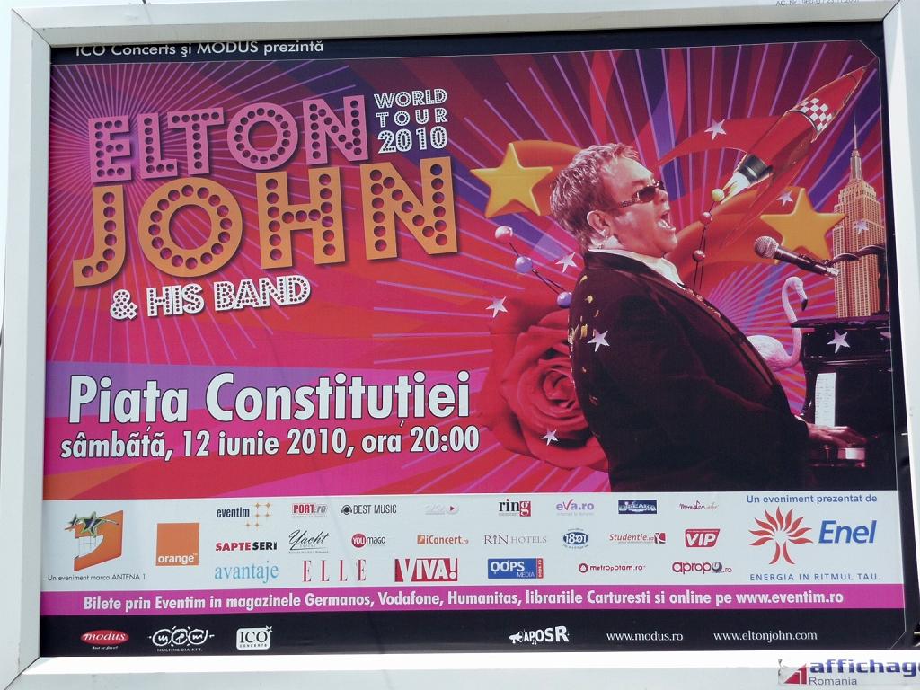 Elton John live in Bucarest 2010