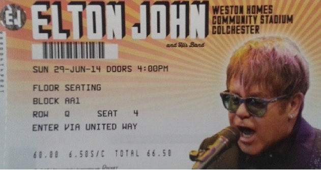 Elton John - Colchester 2014