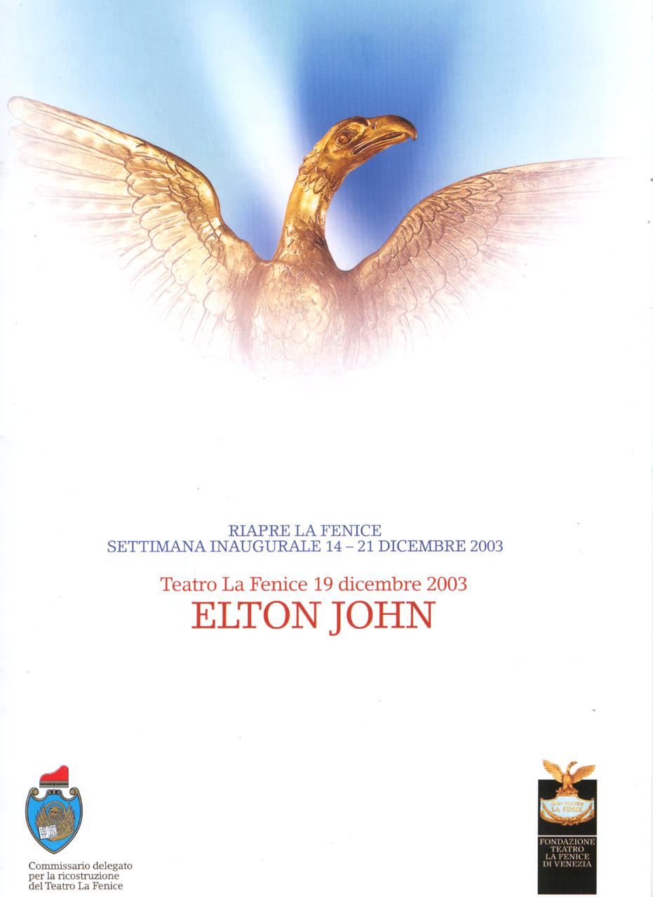 Elton John - Teatro La Fenice 2003