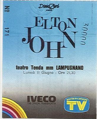 Elton John - Milano 1984