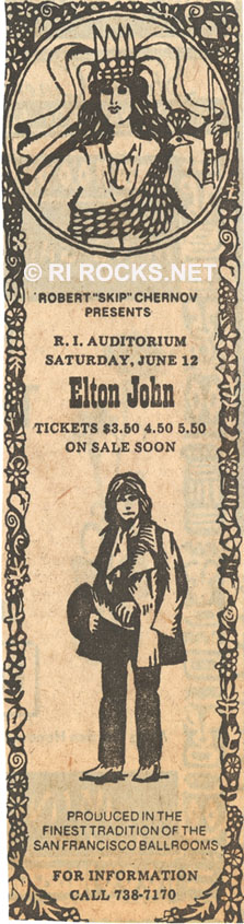 Elton John - Providence 1971